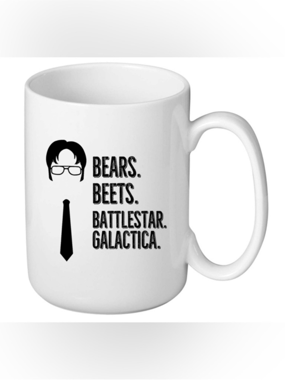 The Office 15 oz. Mug - Bears. Beets. Battlestar Galactica. Dwight Schrute